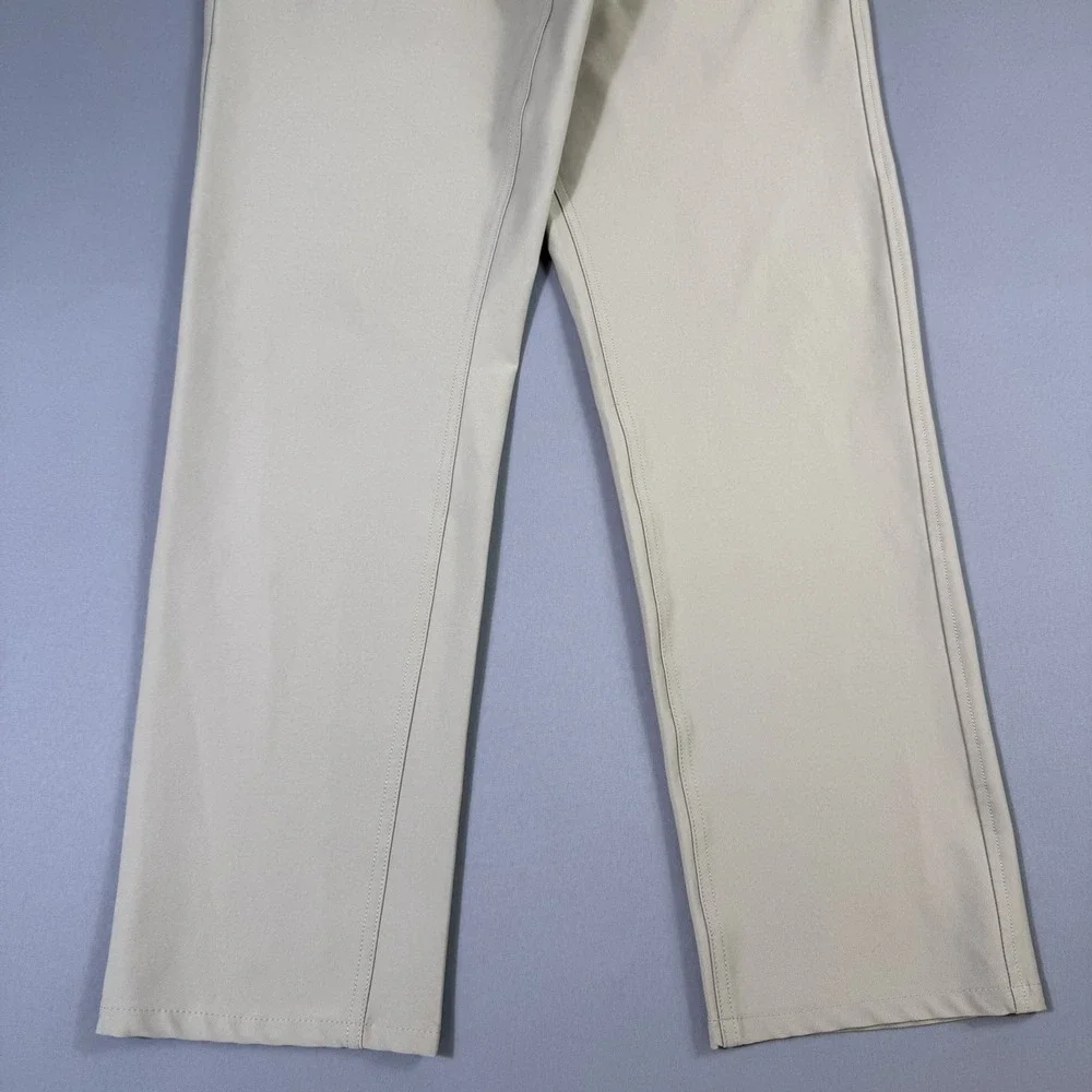 Footjoy Pants Mens 30x30 Tan Beige Athletic Fit 5 Pocket Performance Casual Golf